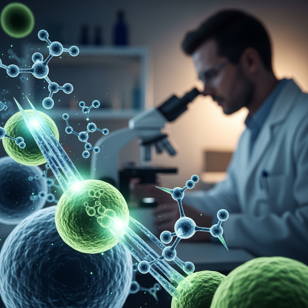 Illustration for: Breakthrough in Diabetes Treatment Using CRISPR