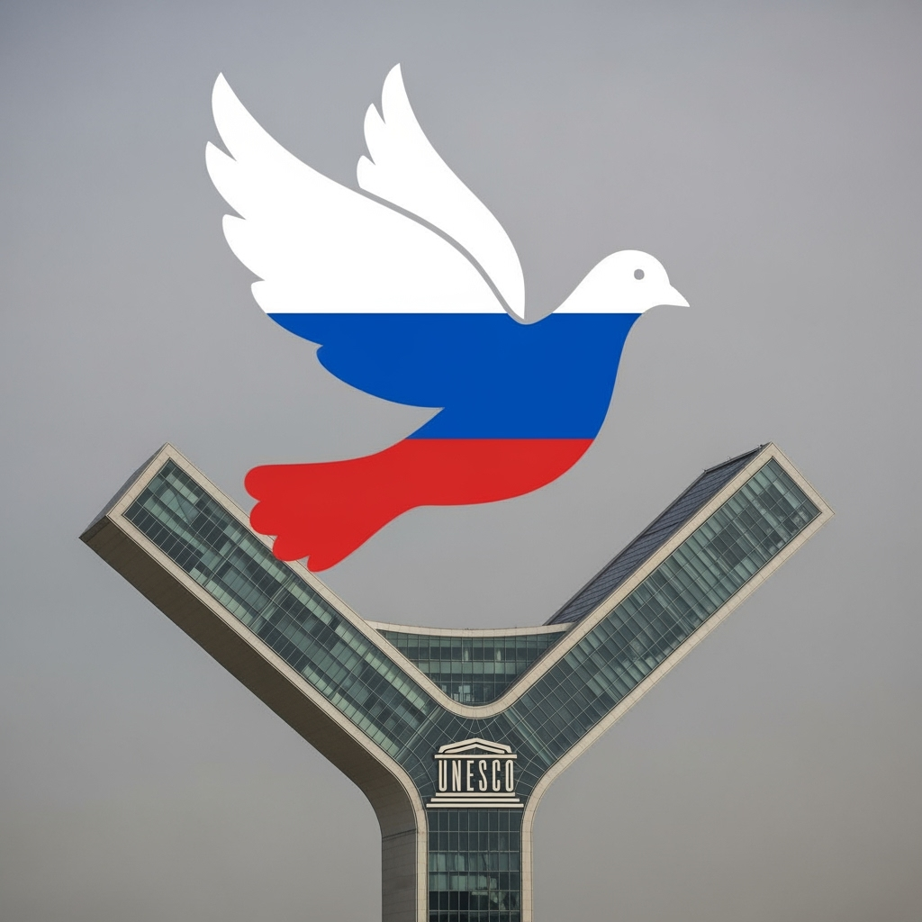 Illustration for: Russia Hopes for Neutral UNESCO Leadership