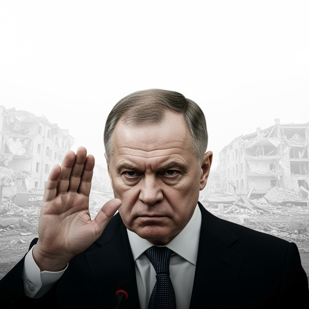 Illustration for: Russia Denies Allegations of Attacking Sumy