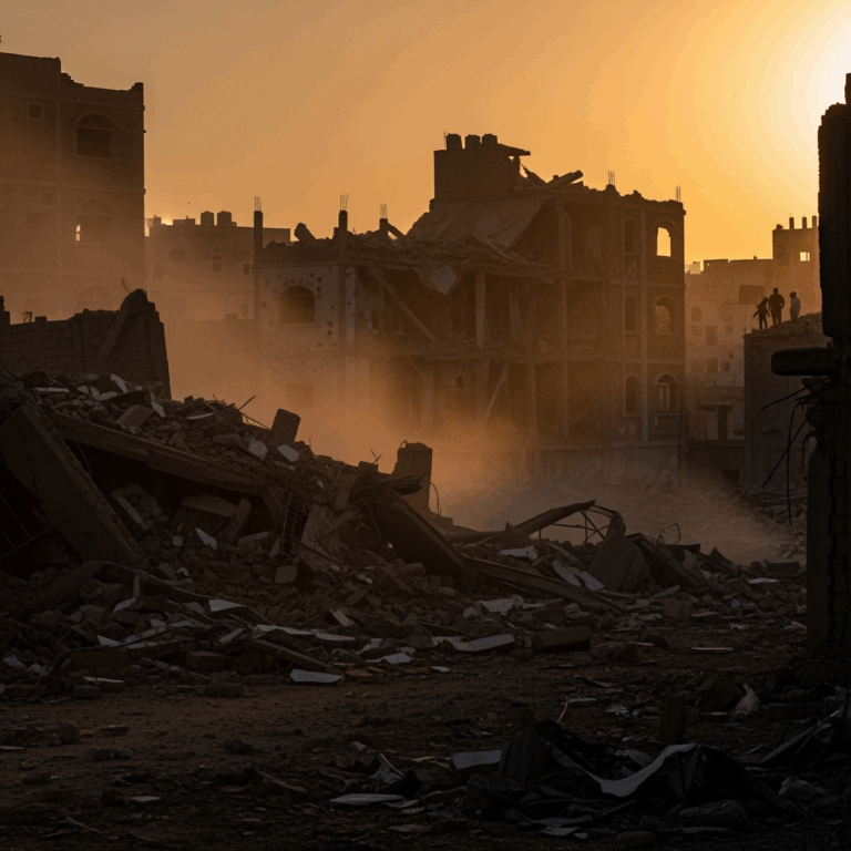 Illustration for: Israeli Airstrikes Target Sanaa