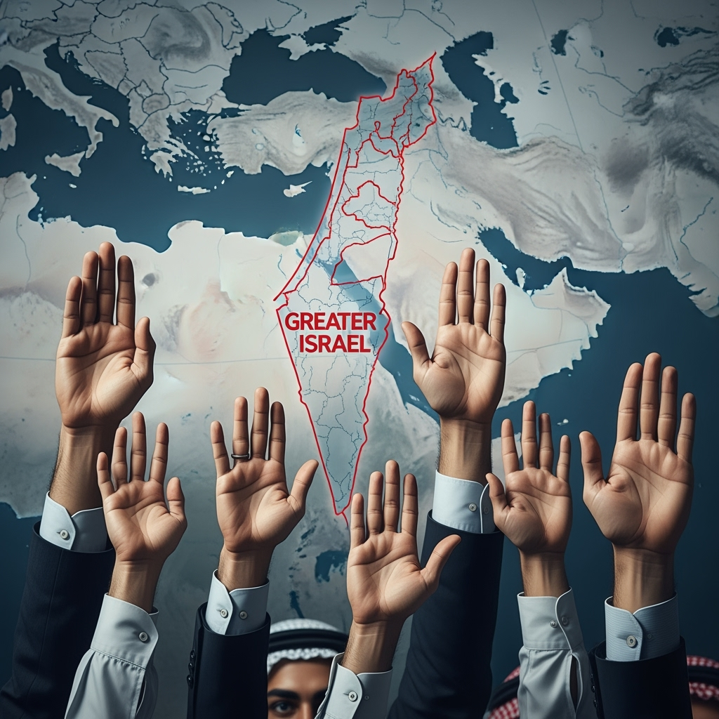 Illustration for: إدانة عربية لتصريحات نتنياهو بشأن 'إسرائيل الكبرى'