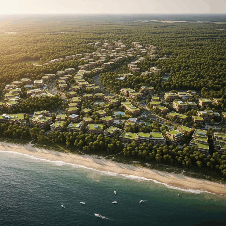 Illustration for: Beyond Developments Unveils Forest District by the Sea