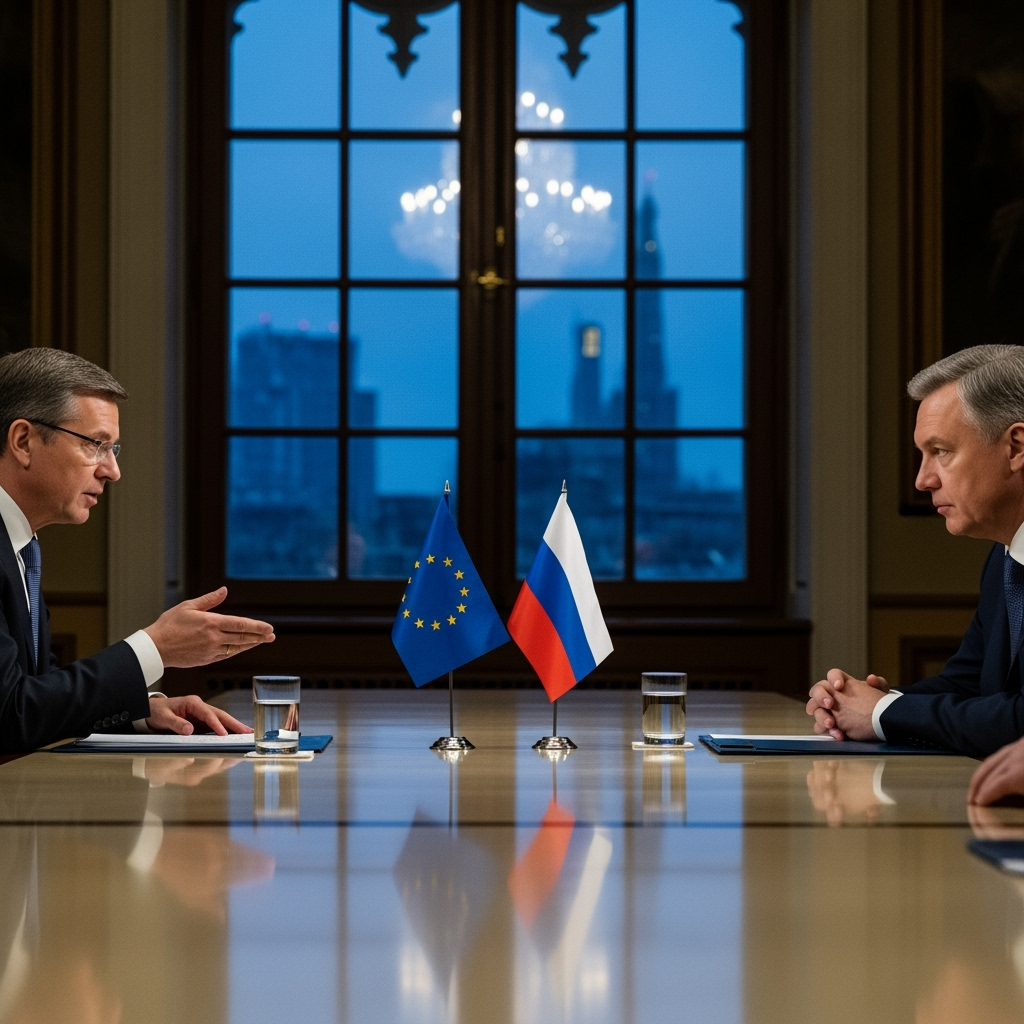 Illustration for: Hungary Calls for EU-Russia Summit