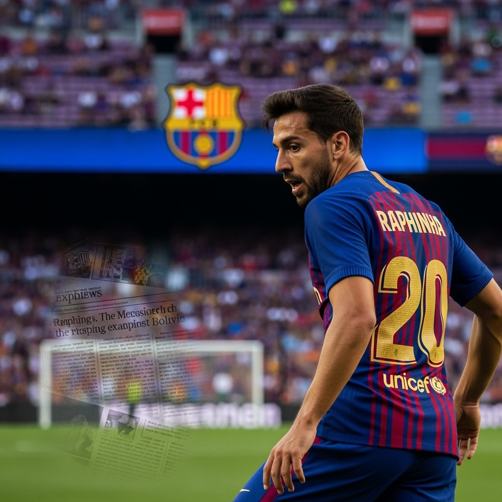 Illustration for: Barcelona Requests Raphinha's Exemption from Bolivia Match