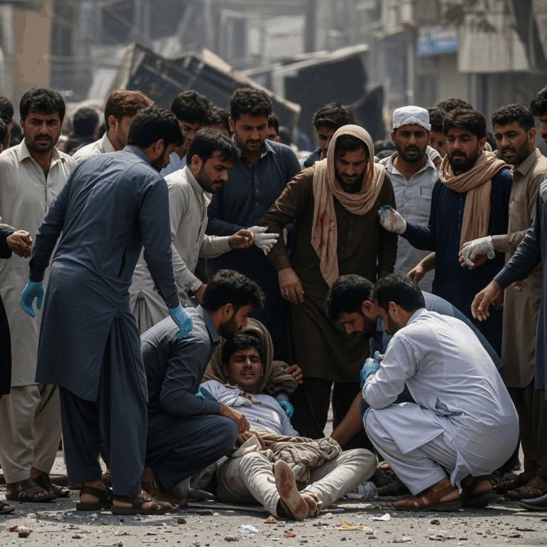 Illustration for: Explosion in Pakistan: 1 Dead, 34 Injured