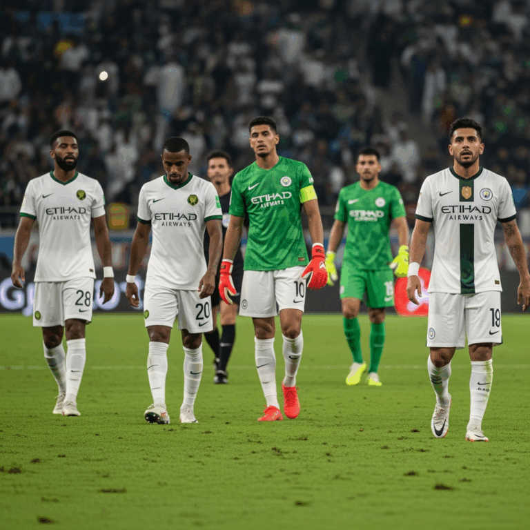 Illustration for: Al-Nassr vs Al-Ittihad Match Ends in Draw