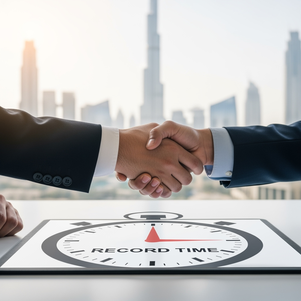 Illustration for: Dubai Rental Disputes Resolved in Record Time