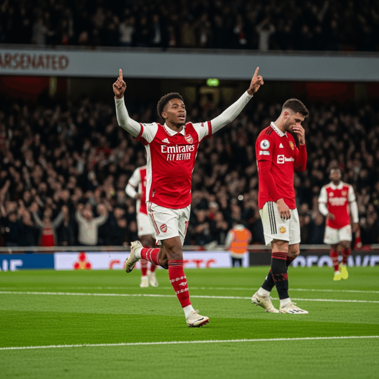 Illustration for: Arsenal Triumphs Over Man Utd in Season Opener