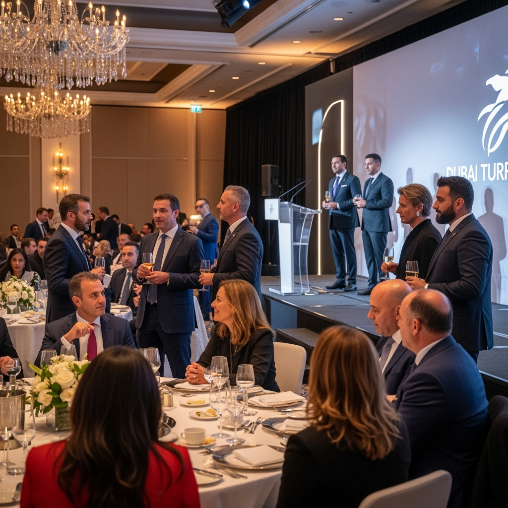Illustration for: Dubai Turf Club Inaugural Dinner Unites Racing Enthusiasts