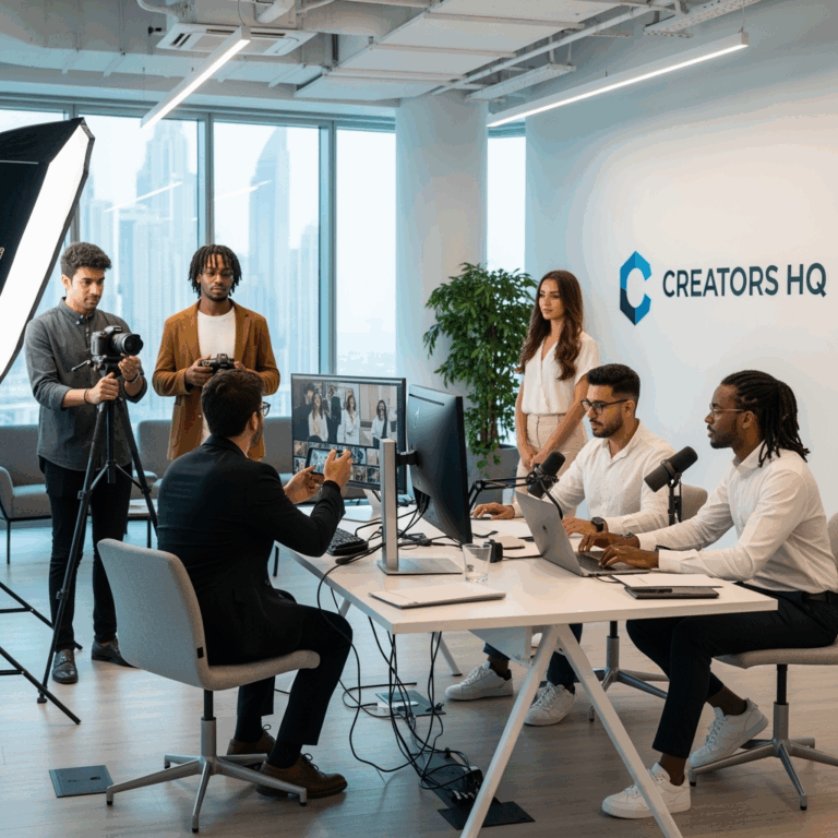 Illustration for: Creators HQ: Dubai's Hub for Global Influencers