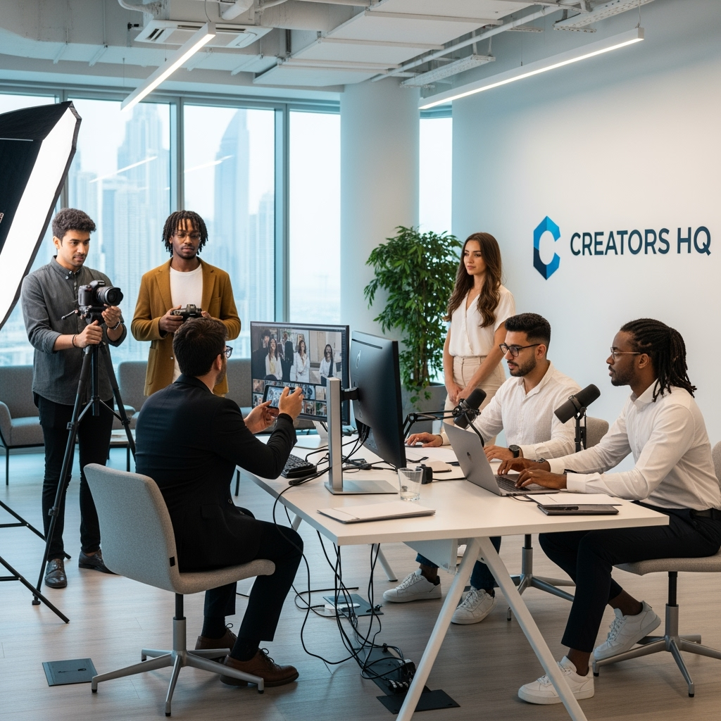 Illustration for: Creators HQ: Dubai's Hub for Global Influencers