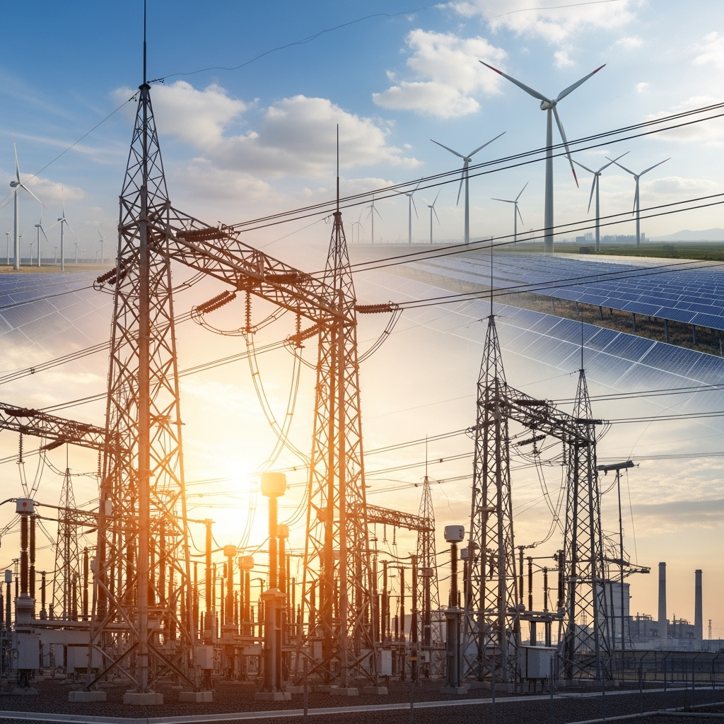 Illustration for: UAE's Energy Project Boosts Power Grid Stability
