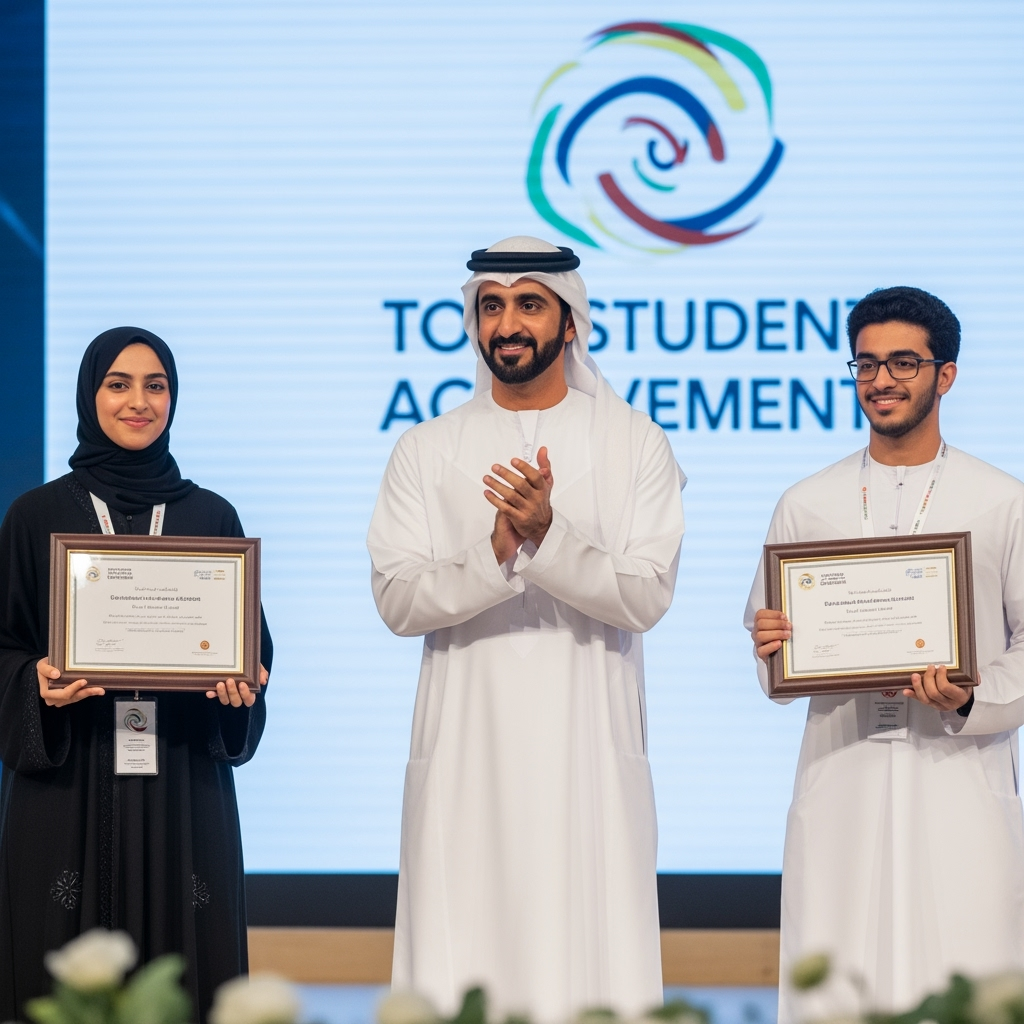 Illustration for: Dubai Crown Prince Celebrates Top Student Achievements