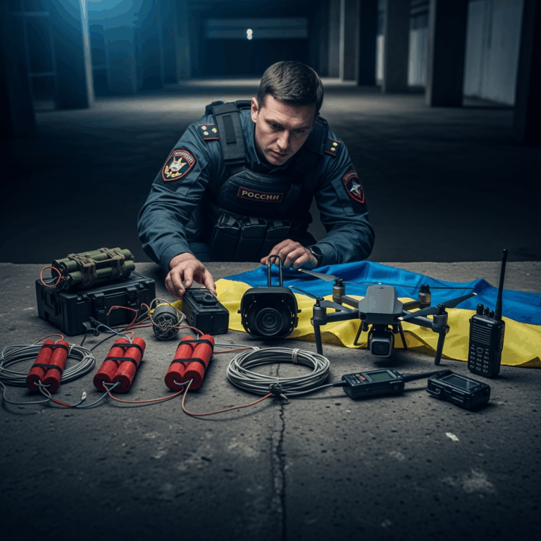 Illustration for: Russian Security Thwarts Ukrainian Sabotage