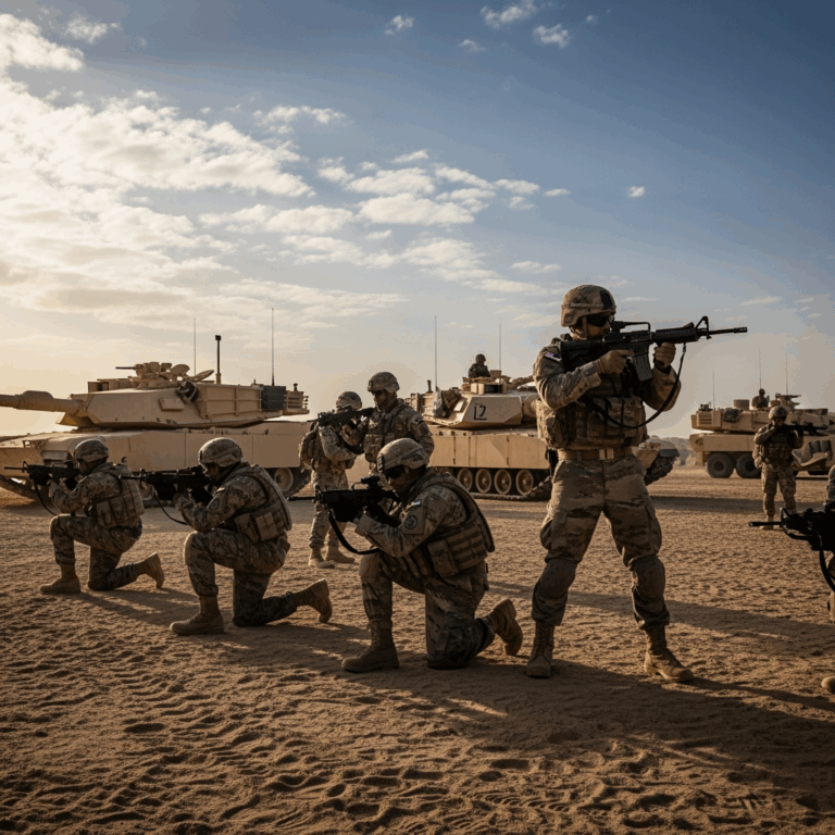 Illustration for: Egyptian-American Joint Military Training