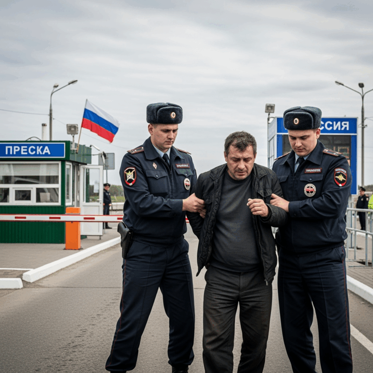 Illustration for: Foreign Citizen Arrested at Russian Border