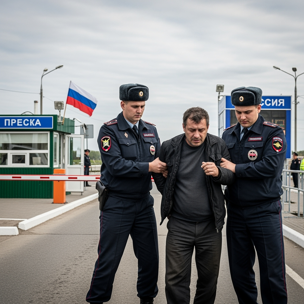 Illustration for: Foreign Citizen Arrested at Russian Border