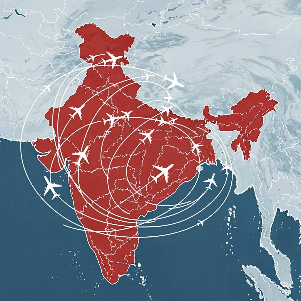 Illustration for: India-Pakistan Airspace Closure Extended Again