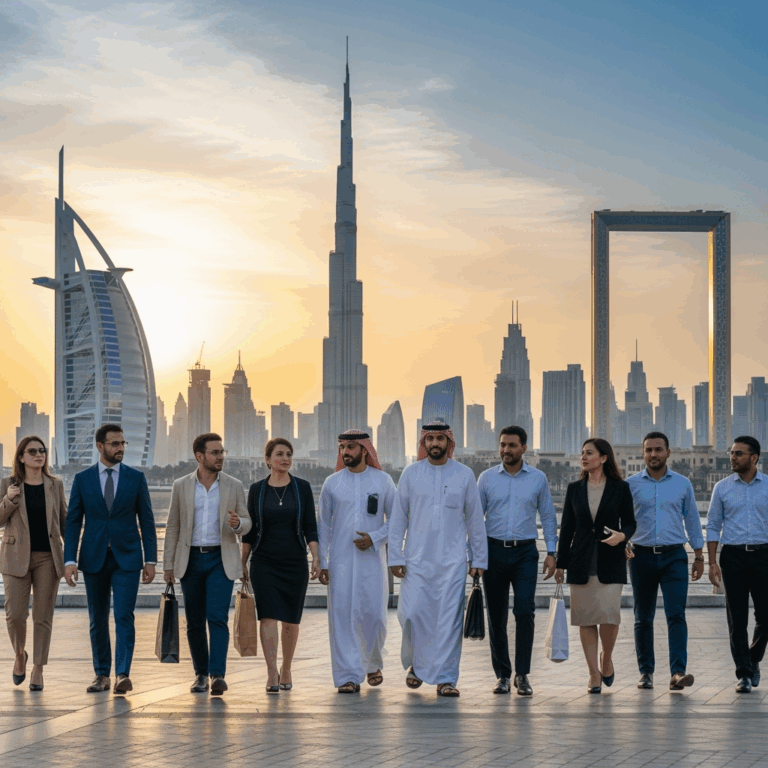 Illustration for: Dubai's Population Hits Historic Four Million