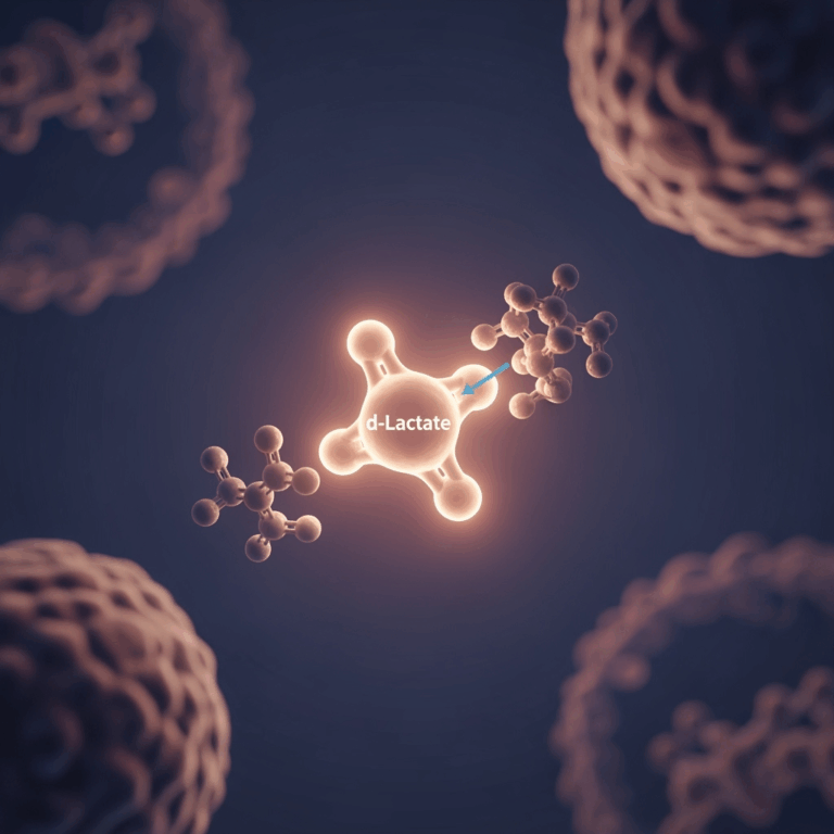 Illustration for: New Treatment Targets D-lactate to Enhance Metabolism
