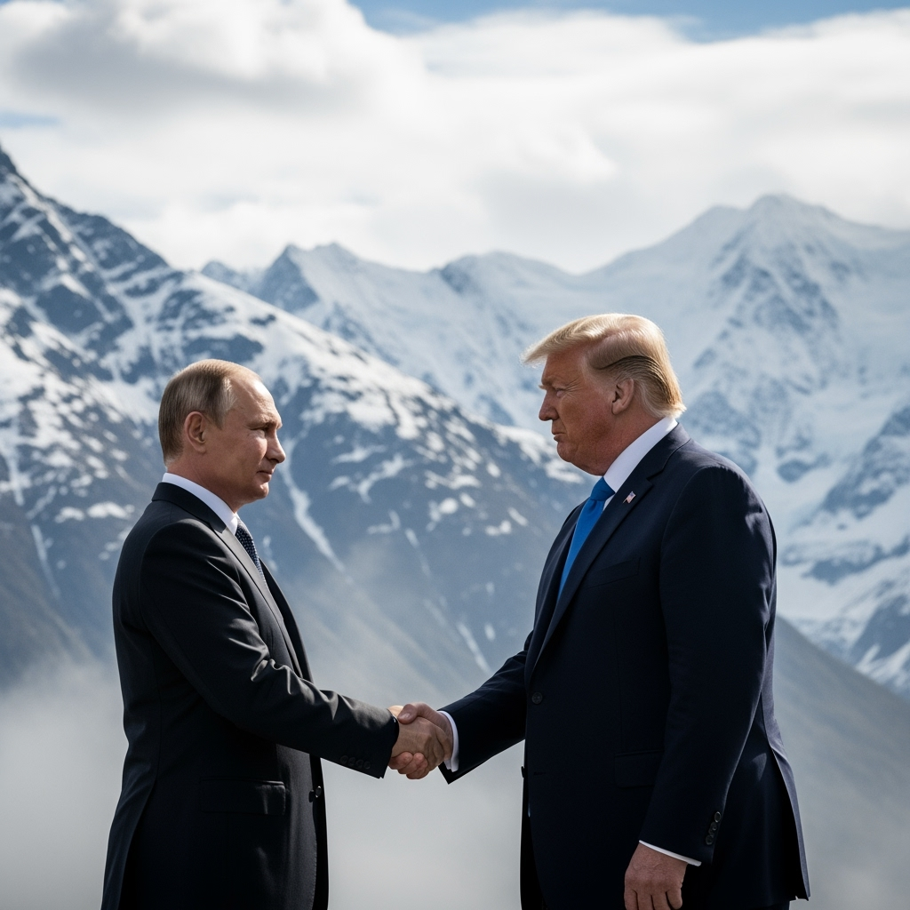 Illustration for: Putin and Trump Summit in Alaska: Key Details