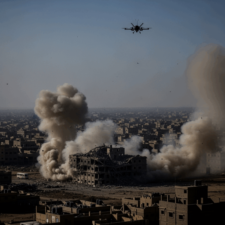 Illustration for: Israeli Airstrikes Target Houthi Leaders in Yemen