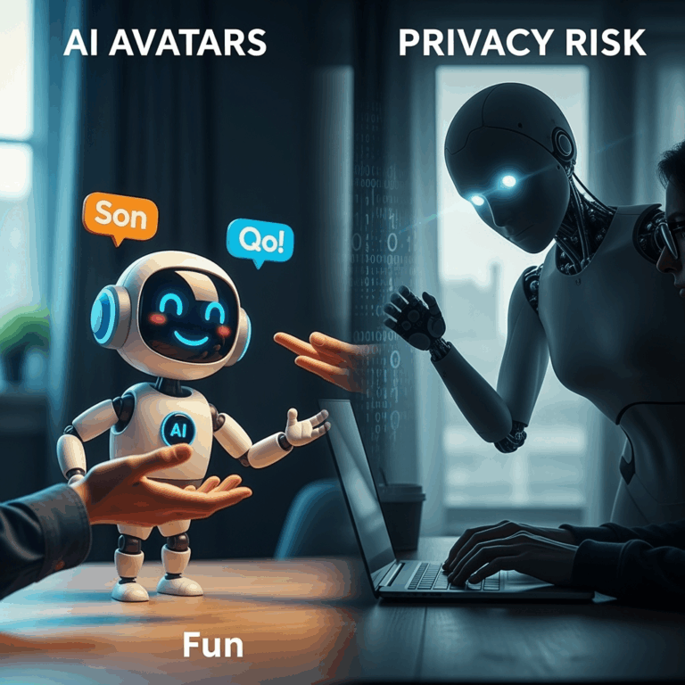 Illustration for: AI Avatars: Fun or Privacy Risk?
