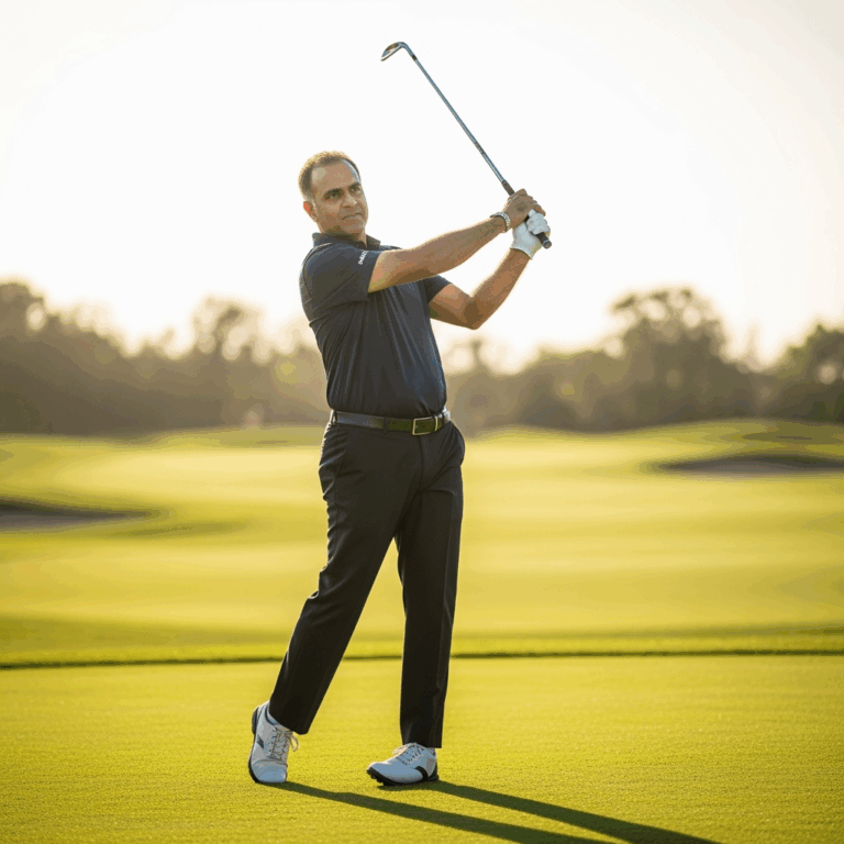 Illustration for: Rishad Moloobhoy: Golf Leader and Innovator