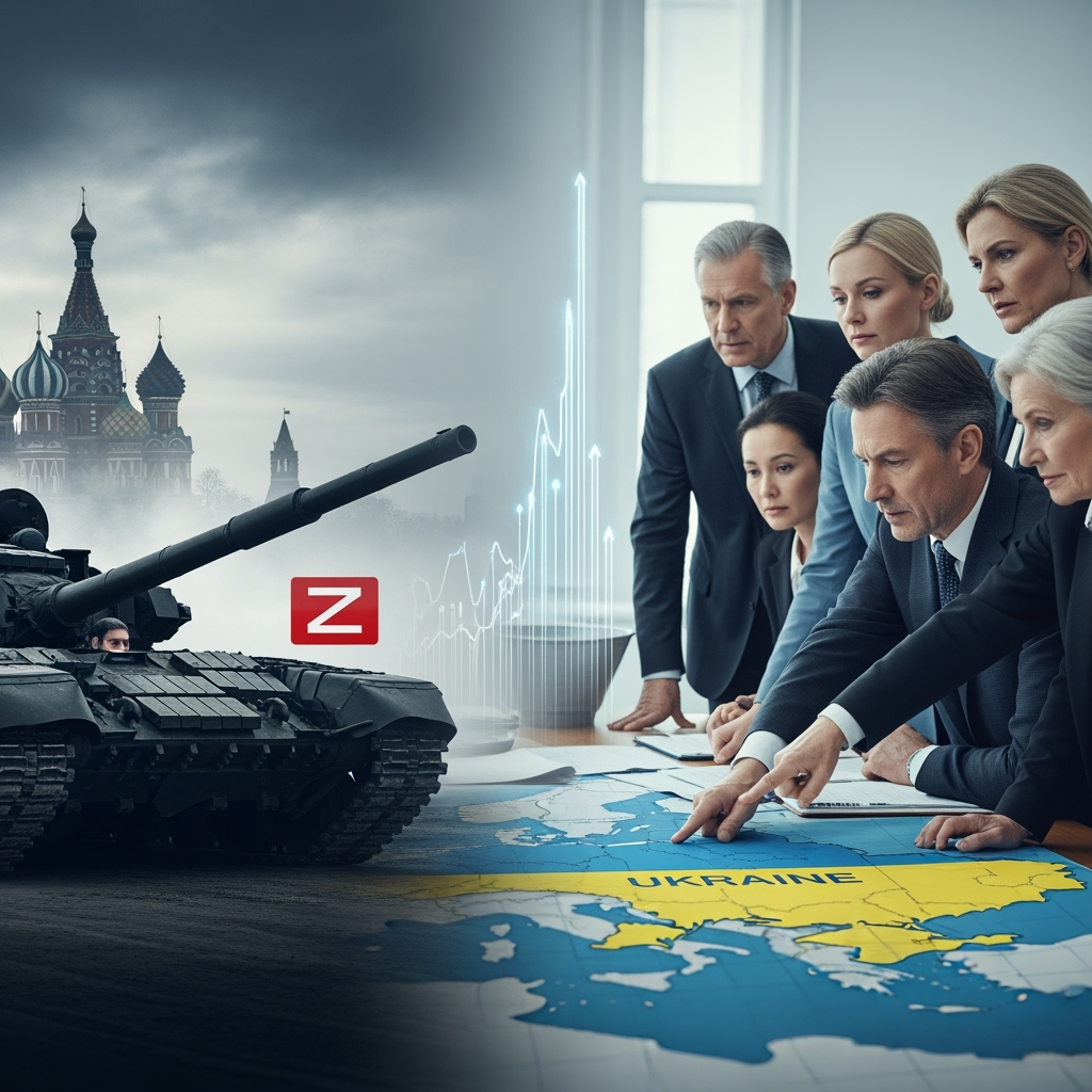 Illustration for: Russia's Military Operation and Western Sanctions