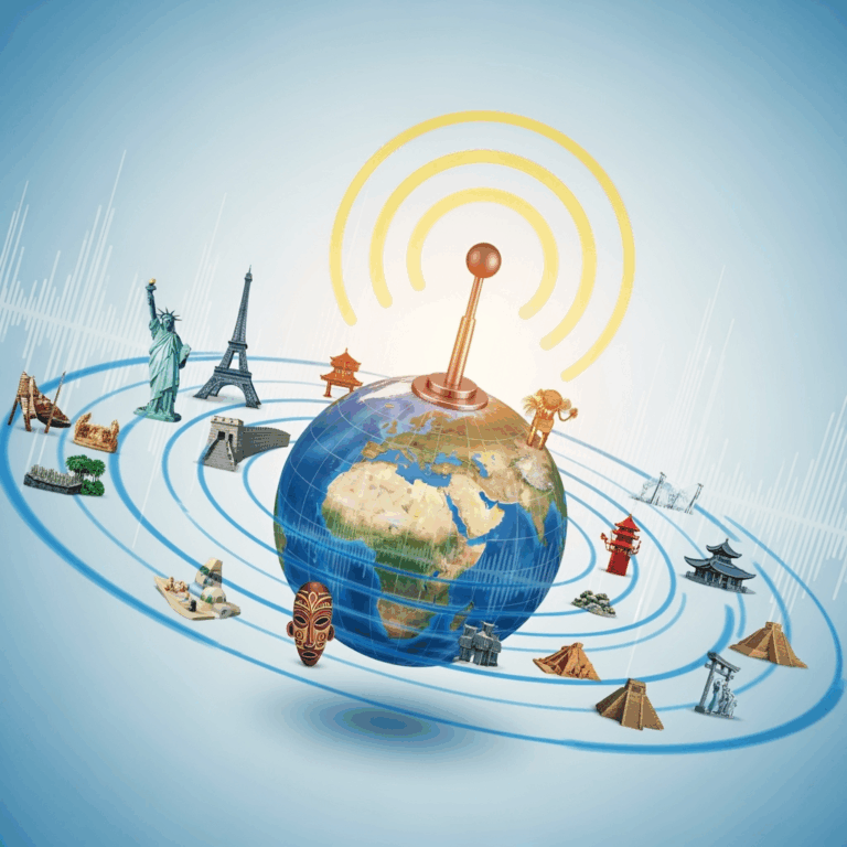 Illustration for: Multilingual Radio Broadcasting Worldwide