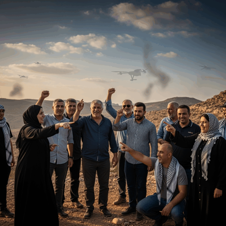 Illustration for: Group Claims Success in Drone Attacks on Israel