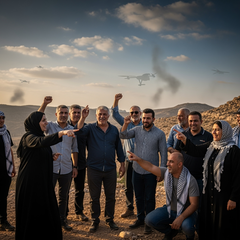 Illustration for: Group Claims Success in Drone Attacks on Israel