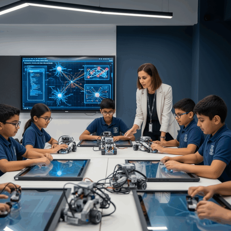 Illustration for: AI Curriculum Launches in UAE Schools 2025-2026