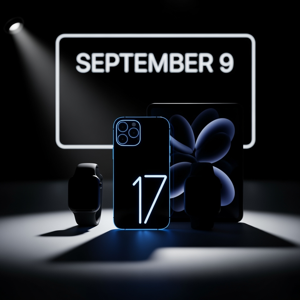Illustration for: Apple's Big Reveal: iPhone 17 and More on September 9