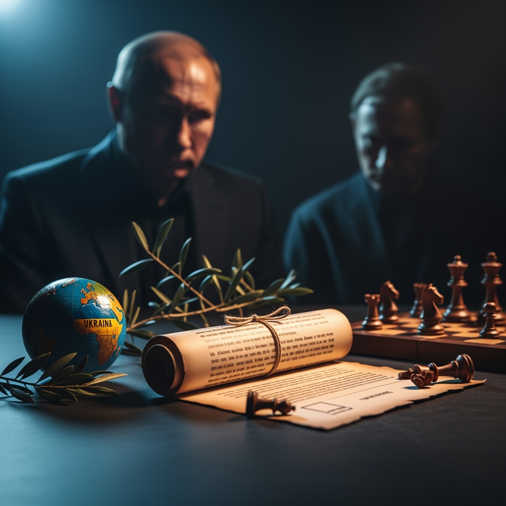 Illustration for: Putin's Ukraine Peace Proposal Revealed