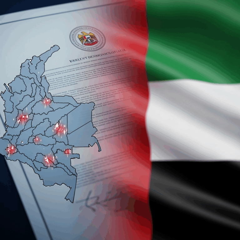 Illustration for: UAE Strongly Denounces Colombia Attacks
