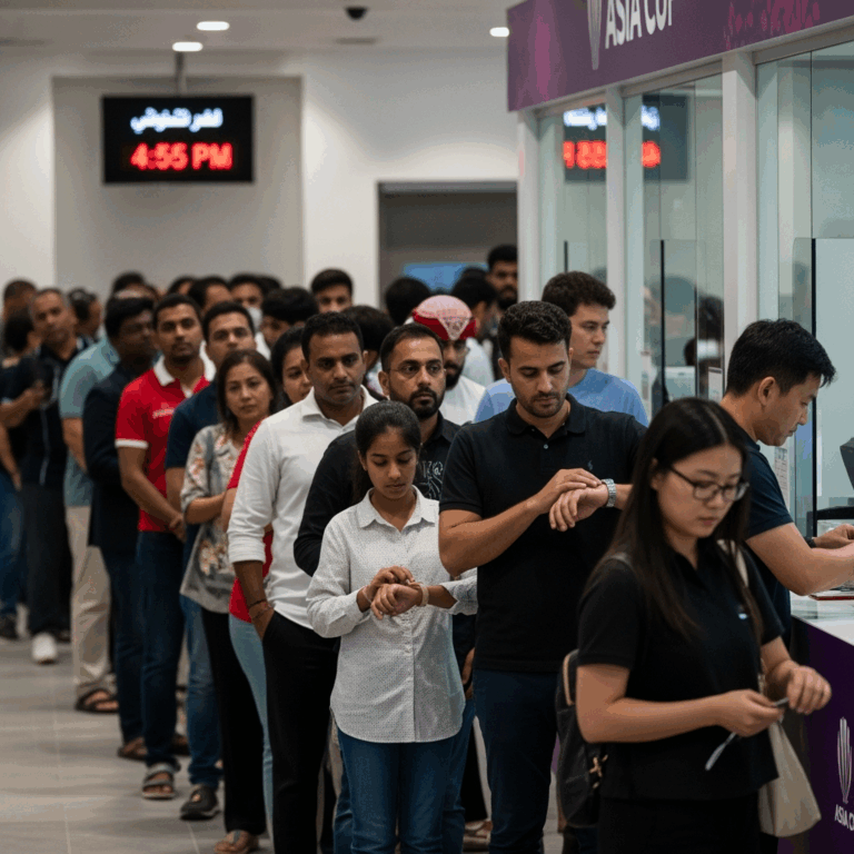 Illustration for: Asia Cup Tickets in UAE Available from 5pm