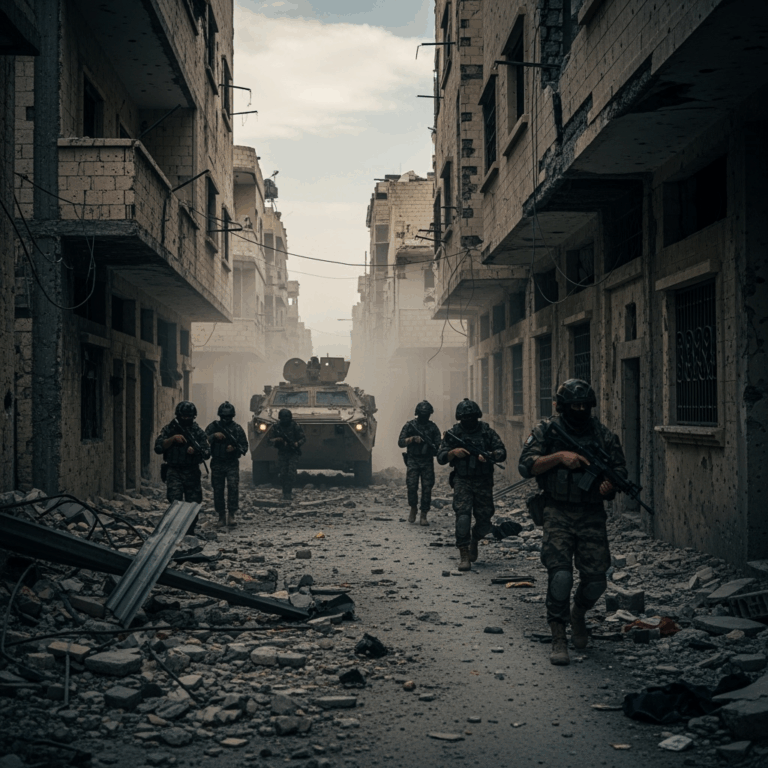 Illustration for: Army Raids Discover Weapons in Daraa