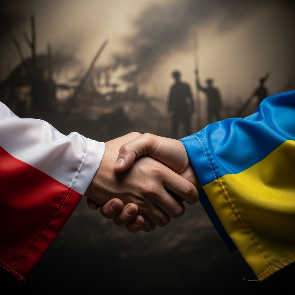Illustration for: Poland-Ukraine Tensions Over Volyn Massacre