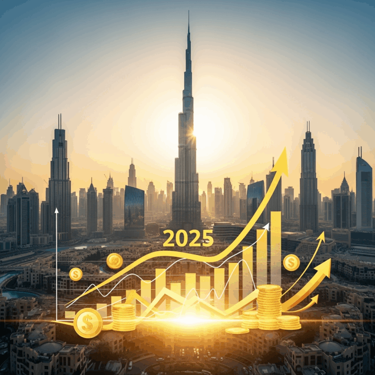 Illustration for: Dubai's Economic Growth Soars in 2025