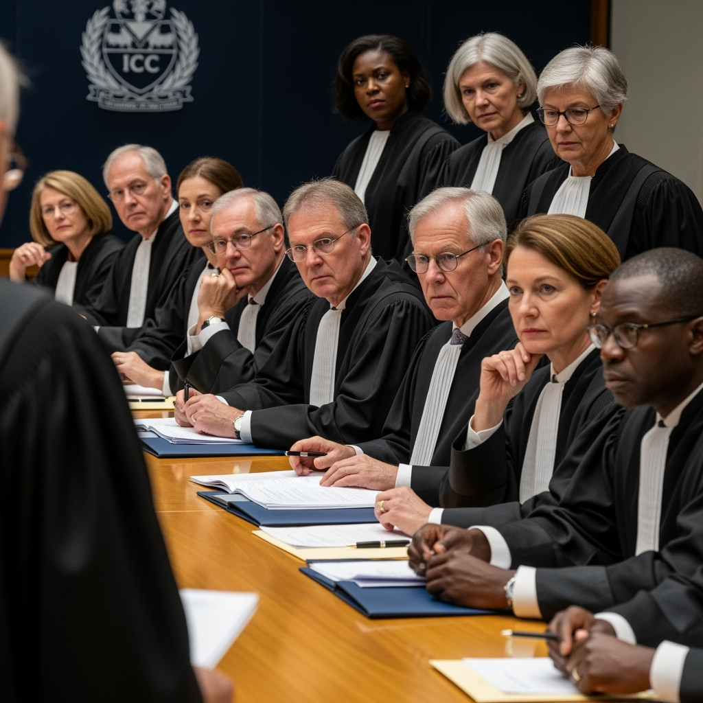 Illustration for: US Sanctions on ICC Judges