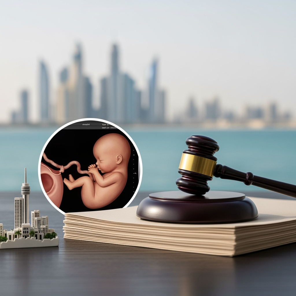 Illustration for: Dubai Court Orders Hospital to Pay for Fetal Death