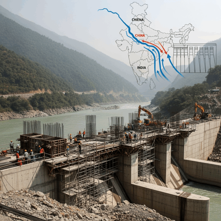 Illustration for: India Rushes Dam Plans Amid China's Mega-Dam Threat