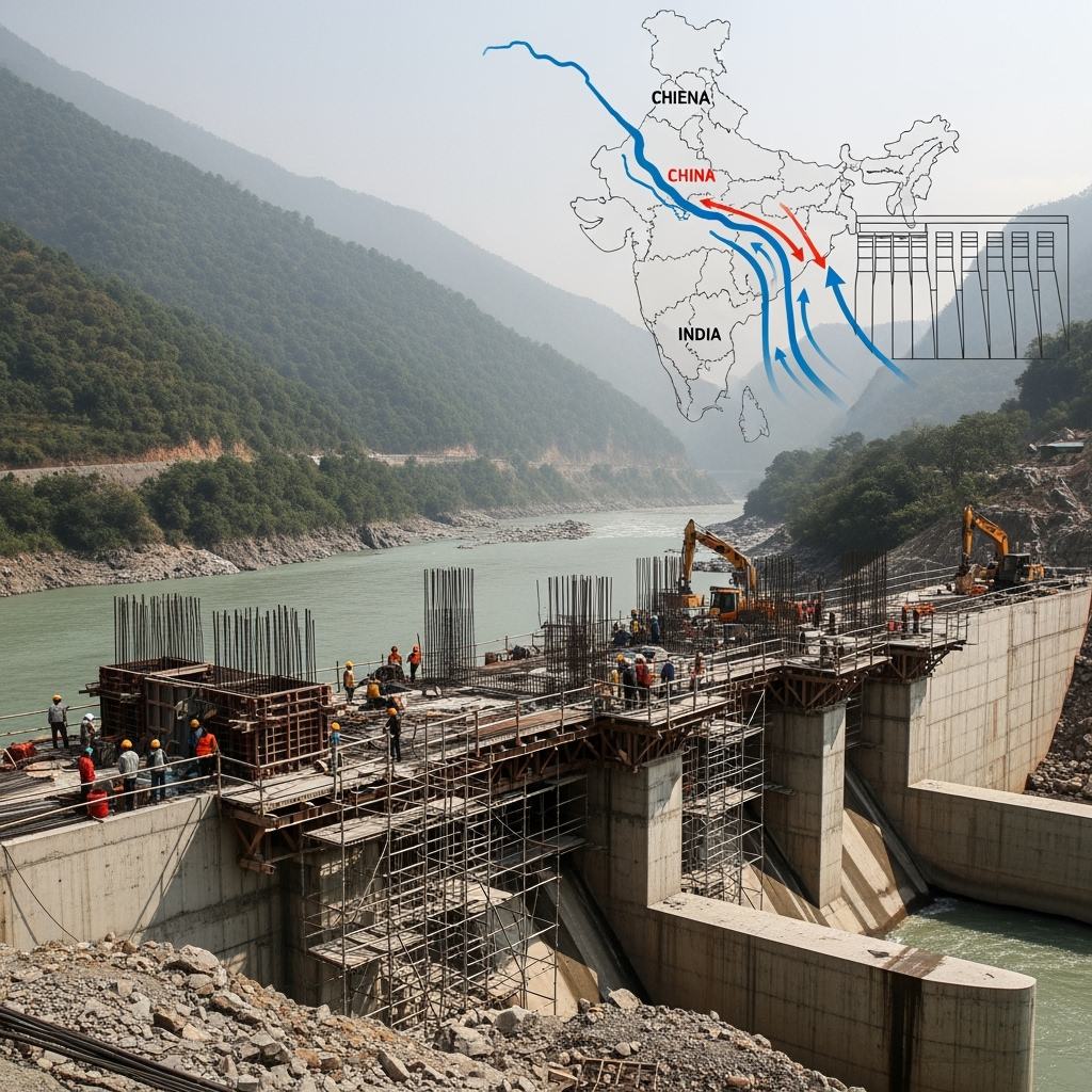 Illustration for: India Rushes Dam Plans Amid China's Mega-Dam Threat