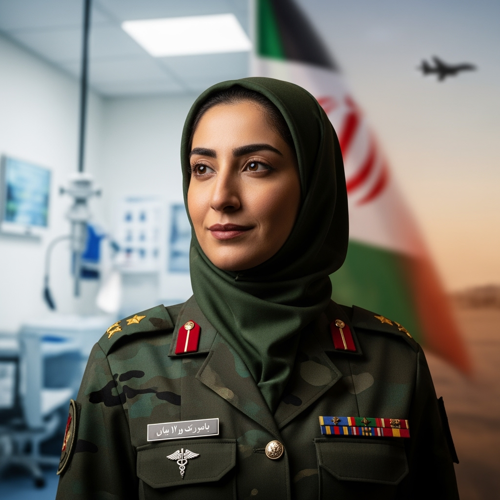 Illustration for: Maryam Almatrooshi: A Trailblazer in Medicine and Military