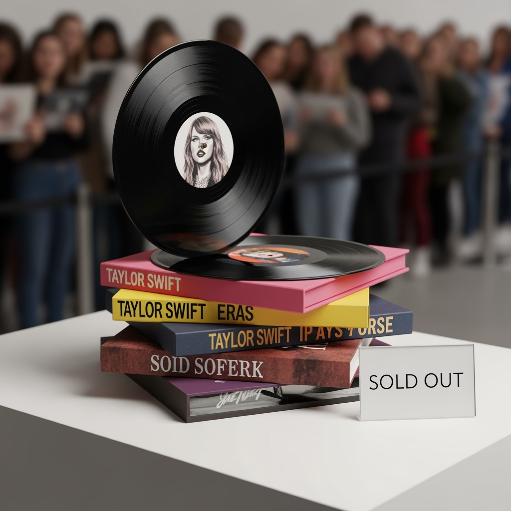 Illustration for: Taylor Swift's Exclusive Vinyl Collection Sells Out