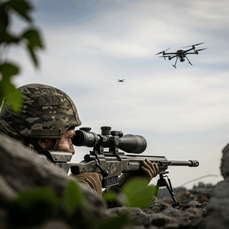 Illustration for: Snipers Efficiently Target Ukrainian Drones