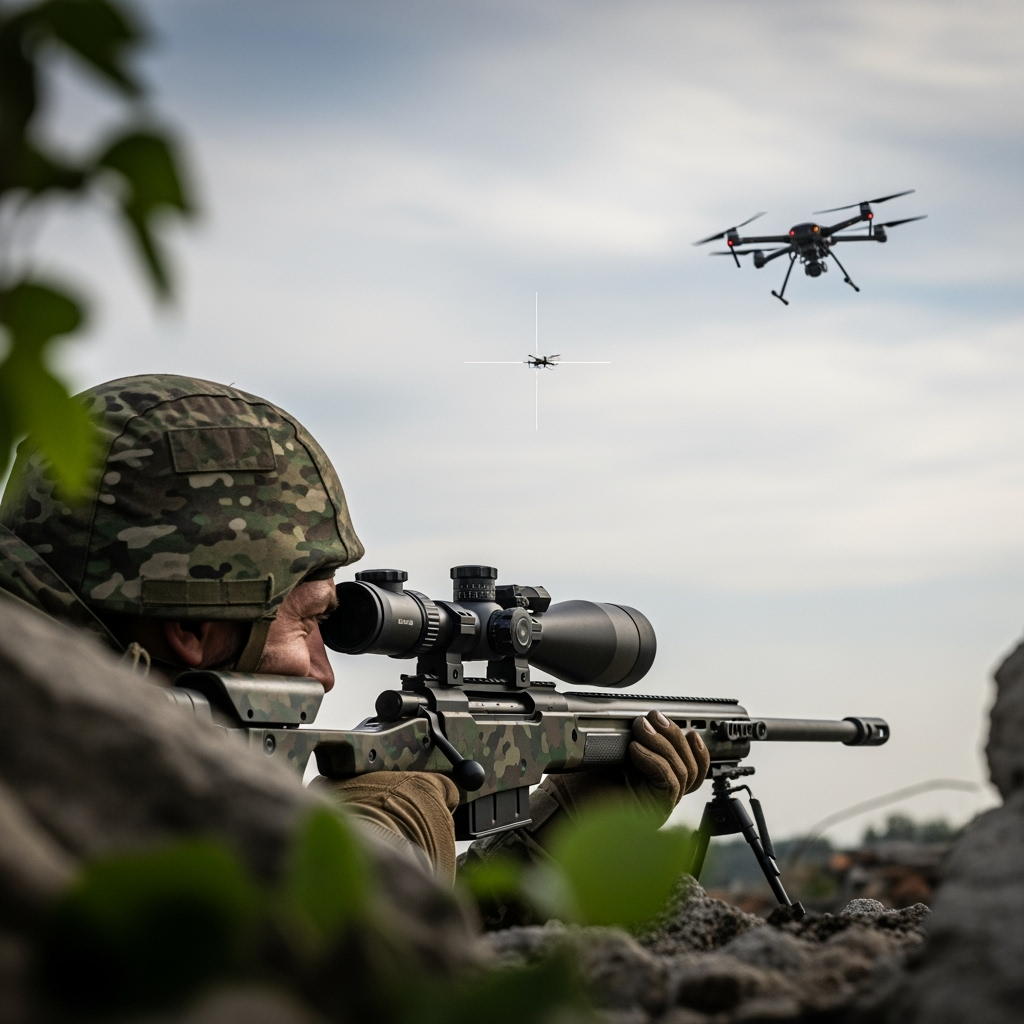 Illustration for: Snipers Efficiently Target Ukrainian Drones