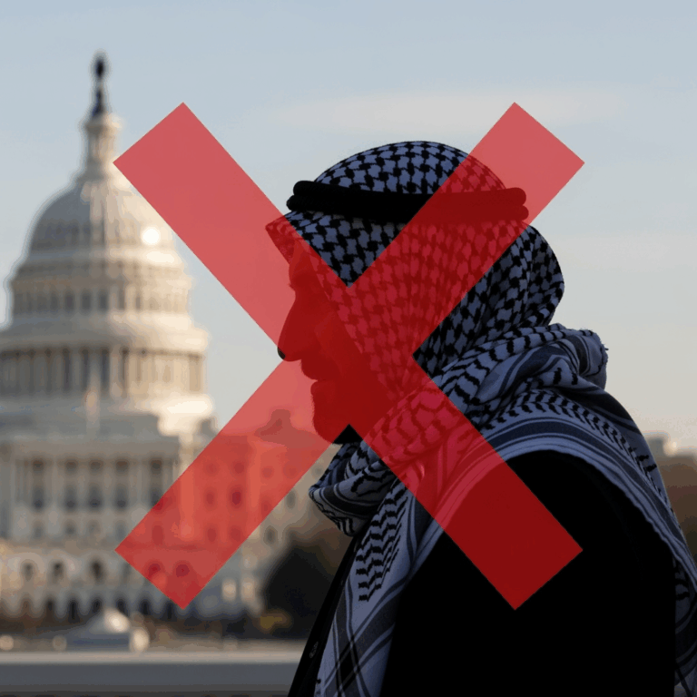 Illustration for: US Visa Denial for Palestinian Leaders Sparks Controversy