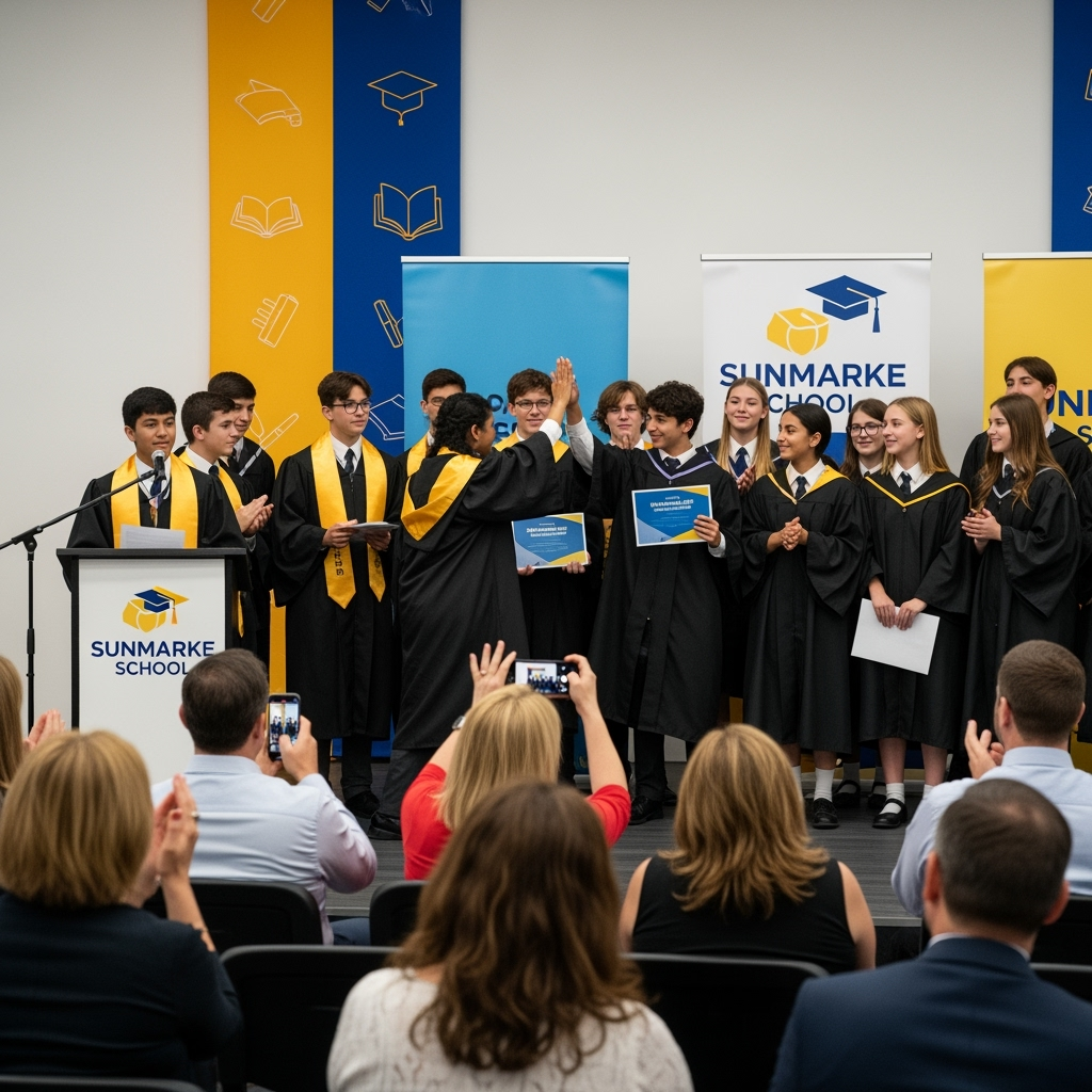 Illustration for: Sunmarke School Celebrates Academic Excellence
